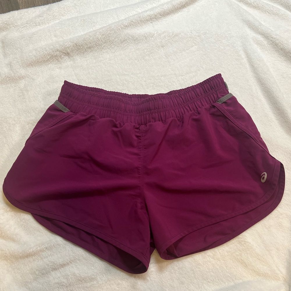 Asics Women's Magenta Athletic Shorts